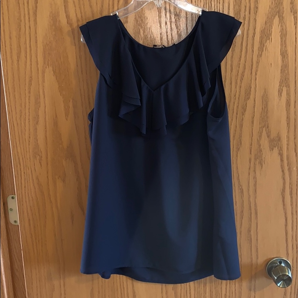 Navy Blue Banana Republic Blouse